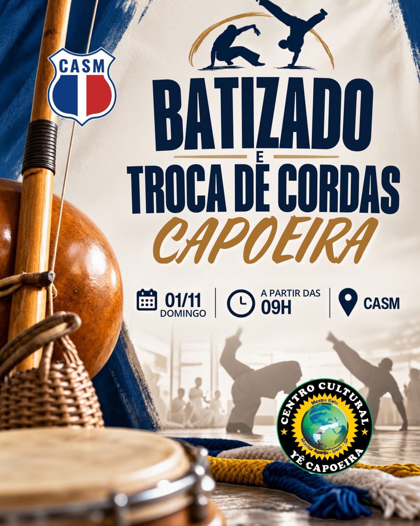 Batizado e Troca de Cordas de Capoeira