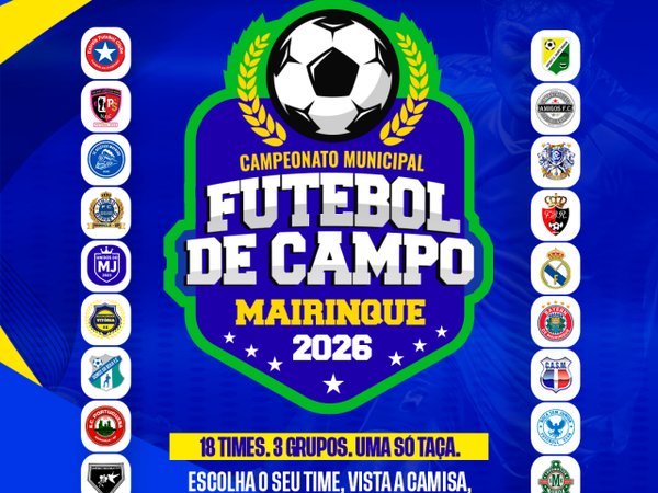 Campeonato Municipal de Futebol de Campo retoma jogos da 2ª rodada em Mairinque
