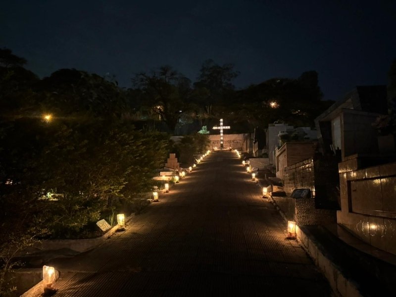 Cerimônia das Velas será realizada em 1º de novembro no Cemitério Municipal das Luzes