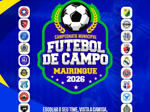 Campeonato Municipal de Futebol de Campo 2026 terá jogos da oitavas de final neste domingo